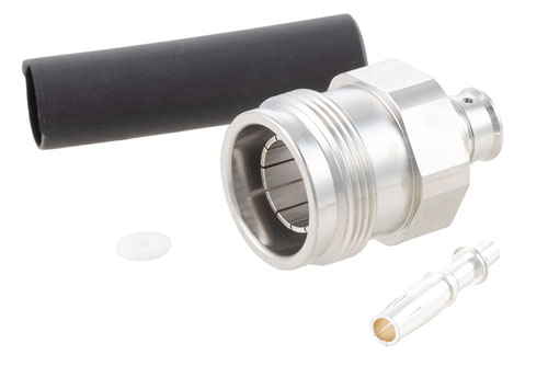 4.3-10 Female Low PIM Connector Solder Attachment for PE-1/4SFHC, SPP-250-LLPL, SPO-250, SPF-250