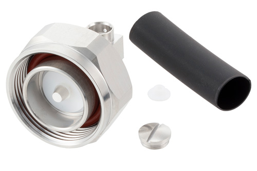 7/16 DIN Male Right Angle Low PIM Connector Solder Attachment for PE-1/4SFHC, SPP-250-LLPL, SPO-250, SPF-250