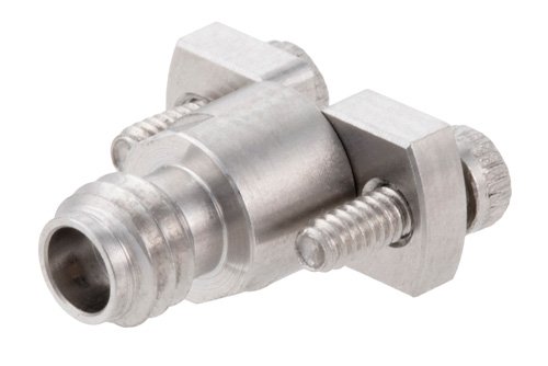 1.0mm Female Connector Clamp Attachment Vertical Launch PCB for Microstrip