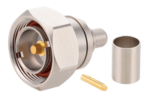 7/16 DIN Male Connector Crimp/Solder Attachment for RG213, RG8