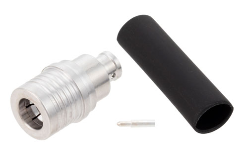 QMA Male Low PIM Connector Solder Attachment for PE-SR402FL, PE-SR402FLJ, RG402, PE-SR402AL
