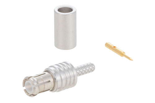 MCX Plug Non-Magnetic Connector Crimp/Solder Attachment for RG178