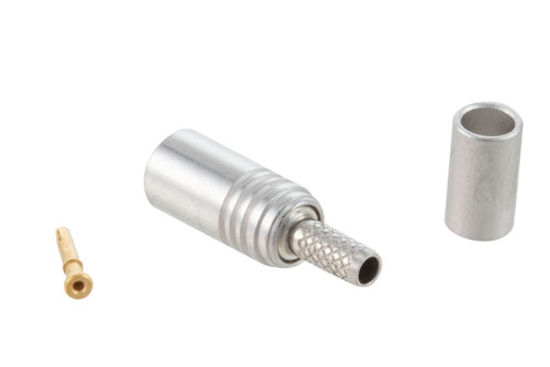 MCX Jack Non-Magnetic Connector Crimp/Solder Attachment for RG316