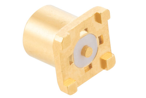 MCX Straight Jack Receptacle for PCB Non-Magnetic SMT Type