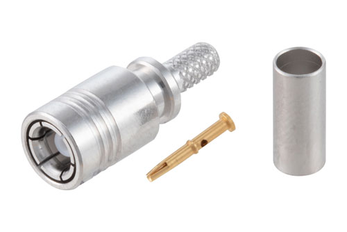 SMB Plug Non-Magnetic Connector Crimp/Solder Attachment for RG179, RG316