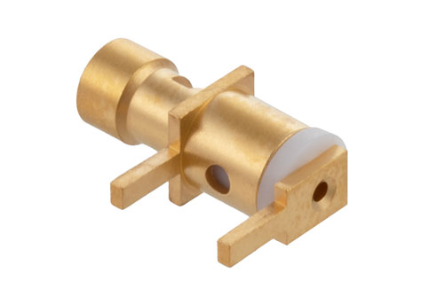 Cable Termination Non-Magnetic Right-Angle PCB Mount for RG179, RG316