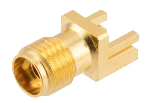 2.92mm Female PCB Mount with Tab Contact 40GHz VSWR1.2, 0.0197 Inches ...