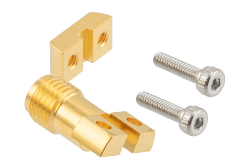 2.92mm Female 2 Hole End Launch with 0.007 Inches Launch Pin 40GHz VSWR1.2, Solderless