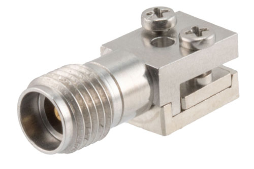 3.5mm Female 2 Hole PCB Narrow Body, 0.062 Inches End Launch PCB Connector, Solderless