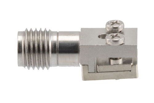 3.5mm Female 2 Hole PCB Narrow Body, 0.062 Inches End Launch PCB Connector, Solderless