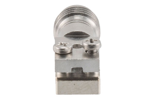 2.4mm Female 2 Hole PCB Narrow Body, 0.062 Inches End Launch PCB Connector, Solderless