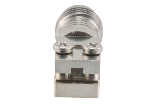 1.85mm Female 2 Hole PCB Narrow Body, 0.062 Inches End Launch PCB Connector, Solderless