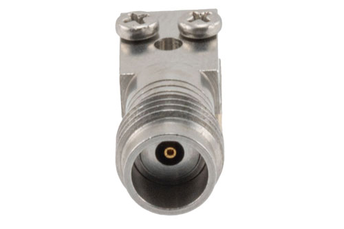 1.85mm Female 2 Hole PCB Narrow Body, 0.062 Inches End Launch PCB Connector, Solderless