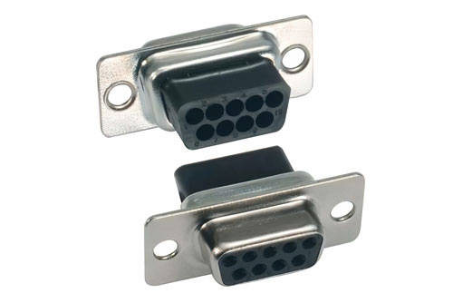 Insertion Type D-Sub Connector, DB9 Female