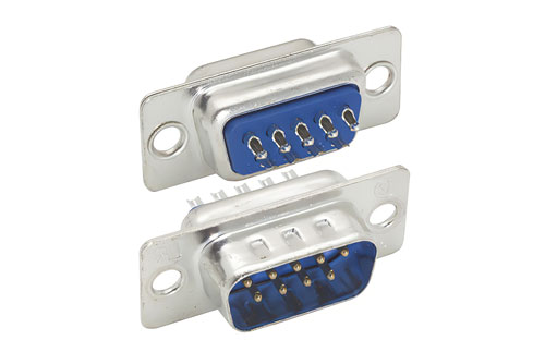 Solder Cup D-Sub Connector, DB9 Male