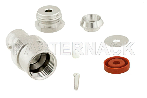 75 Ohm BNC Female Connector Clamp/Solder Attachment for RG179, RG187