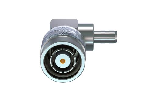 RP-TNC Male Right Angle Crimp Connector for RG55, RG141, RG142, RG223 and RG400 Cable