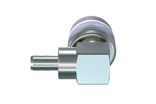 RP-TNC Male Right Angle Crimp Connector for RG55, RG141, RG142, RG223 and RG400 Cable