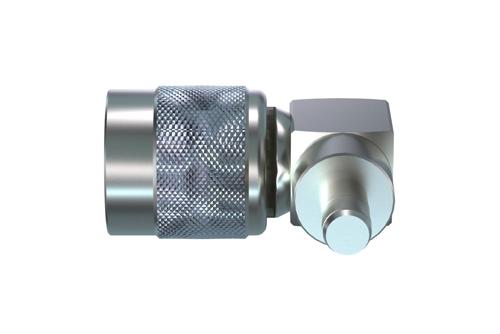 RP-TNC Male Right Angle Crimp Connector for RG55, RG141, RG142, RG223 and RG400 Cable