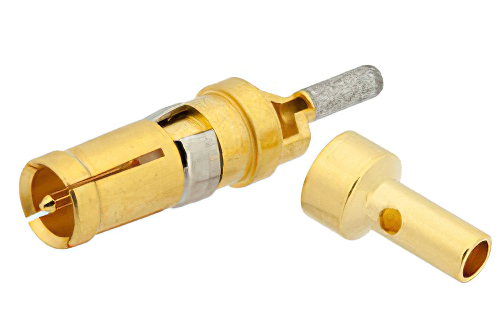 D-Sub Receptacle Contact Solder Attachment for RG178, RG196