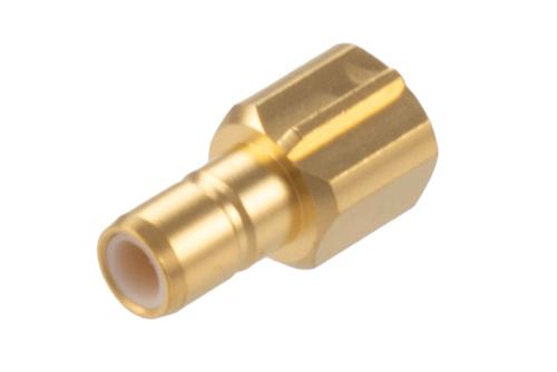 Spring Jack Pcb SMB Jack PCB Edge Mount PCB, 0.02 Inches Diameter