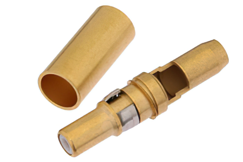 D-Sub Plug Contact Crimp/Solder Attachment for PE-C195, PE-P195, RG58, RG141, RG303, LMR-195, 0.195 inch