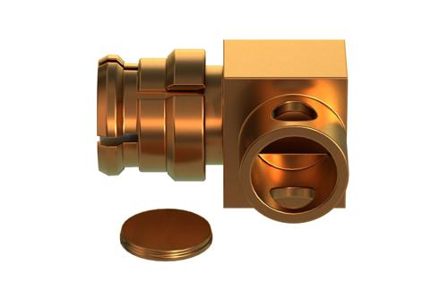 SMP Female Right Angle Engineering Grade Connector Solder Attachment for PE-SR405AL, PE-SR405FL, PE-SR405FLJ, PE-SR405TN, RG405