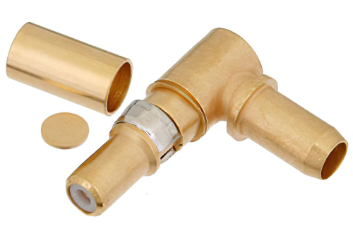 D-Sub Plug Right Angle Contact Crimp/Solder Attachment For RG58, RG141, RG303