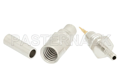 SMC Jack Connector Crimp/Solder Attachment For RG178, RG196