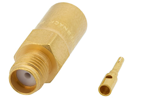 SMA Female Connector Solder Attachment for PE-SR401AL, PE-SR401FL, RG401