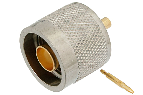 N Male Connector Solder Attachment for PE-047SR, PE-SR047AL, PE-SR047FL