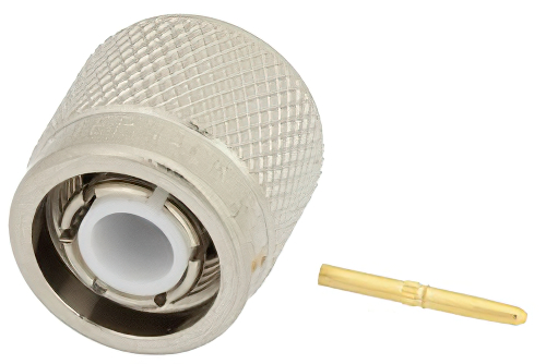 TNC Male Connector Solder Attachment For PE-047SR, PE-SR047AL, PE-SR047FL