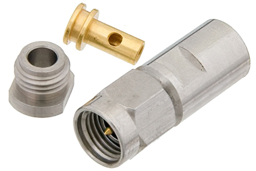 3.5mm Male Connector Clamp/Solder Attachment for PE-SR405AL, PE-SR405FL, PE-SR405FLJ, PE-SR405TN, RG405