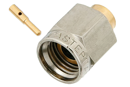 2.92mm Male Connector Solder Attachment for PE-118SR, 0.118 inch