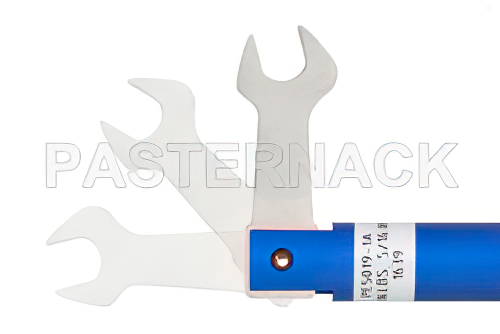 Fixed Break-Over Torque Wrench With 5/16 Bit For 3.5mm, 2.92mm, 2.4mm, SMA Connectors Pre-set to 8 in-lbs