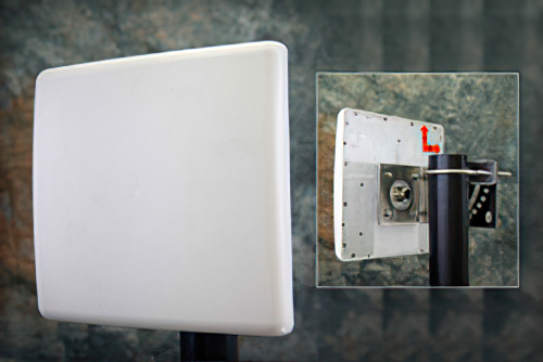Panel Antenna Operates from 5.725 GHz to 5.85 GHz with a 19 dBi Minimum Gain N Female Input Connector Rated