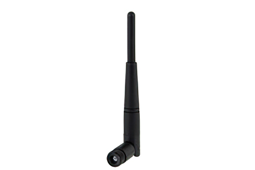 Rubber Duck Portable Antenna Operates From 2.4 GHz to 2.5 GHz With a Nominal 3 dBi Gain SMA Male Input Connector
