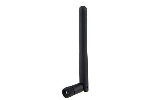 Rubber Duck Portable Dual Band Antenna Operates From 2.4 to 5.825 GHz With a Nominal 2 dBi Gain Reverse Polarity SMA Male Input Connector
