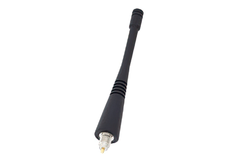 Whip Antenna Operates From 698 MHz to 870 MHz With a Typical 2 dBi Gain MD Male Input Connector IP67 Rated