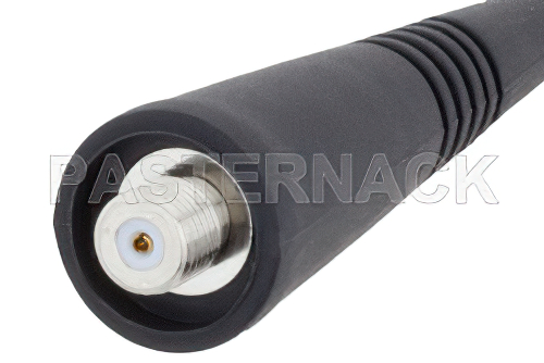 Whip Antenna Operates From 698 MHz to 870 MHz With a Typical 2 dBi Gain SMA Female Input Connector IP67 Rated