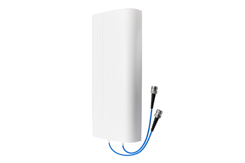 698-960 MHz / 1710-2700 MHz / 3400-4200 MHz Low PIM Rated VH-pol MIMO Panel Antenna, 5-7 dBi, Wall Mount, 2 x 4.3-10 Female Connector