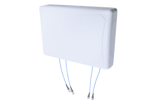 Indoor DAS Panel Antenna, 7/10 dBi gain, 2 x 617-960 MHz / 1695 -2700 MHz & 2 x 3300-6000 MHz, N-Female