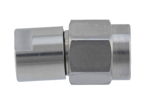 2.92mm Male Connector Clamp/Solder Attachment for PE-034SR, .034 Semi-Rigid