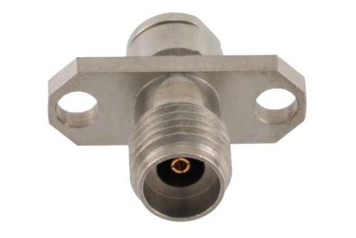 2.92mm Female Connector Clamp/Solder Attachment 2 Hole Flange for PE-047SR, PE-P047, PE-P047LL, PE-SR047AL, PE-SR047FL, .047 Semi-Rigid