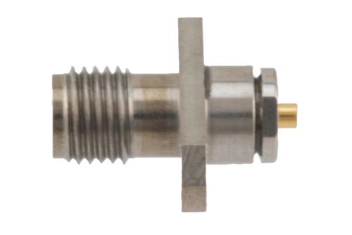 2.92mm Female Connector Clamp/Solder Attachment 2 Hole Flange for PE-047SR, PE-P047, PE-P047LL, PE-SR047AL, PE-SR047FL, .047 Semi-Rigid