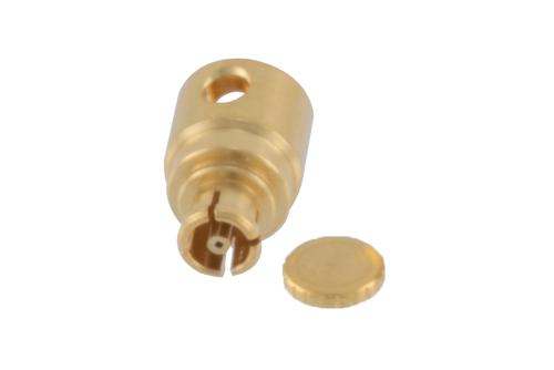 Mini SMP Female Right Angle Connector Solder Attachment for PE-047SR, PE-P047, PE-P047LL, PE-SR047AL, PE-SR047FL, .047 Semi-Rigid