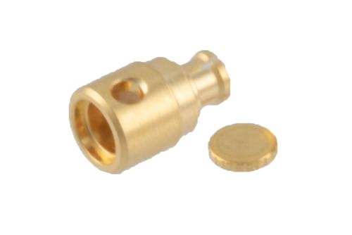 Mini SMP Female Right Angle Connector Solder Attachment for PE-047SR, PE-P047, PE-P047LL, PE-SR047AL, PE-SR047FL, .047 Semi-Rigid
