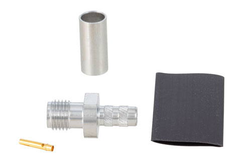 SMA Female Connector Crimp/Solder Attachment for LMR-195, RG303, RG58, RG141, PE-C195, PE-P195, RG58-TPX, LMR-LW195, RG303HV, TCOM-195