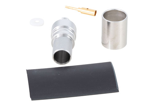 SMA Female Connector Crimp/Solder Attachment for LMR-400, LMR-400-FR, LMR-LW400, TCOM-400, LMR-400-LLPX, PE-B400, PE-B405, PE-C400,