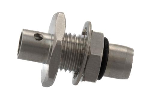 BMA Plug Bulkhead Mount Connector Solder Attachment for PE-SR402AL, PE-SR402FL, PE-SR402FLJ, RG402, RG402 Tinned